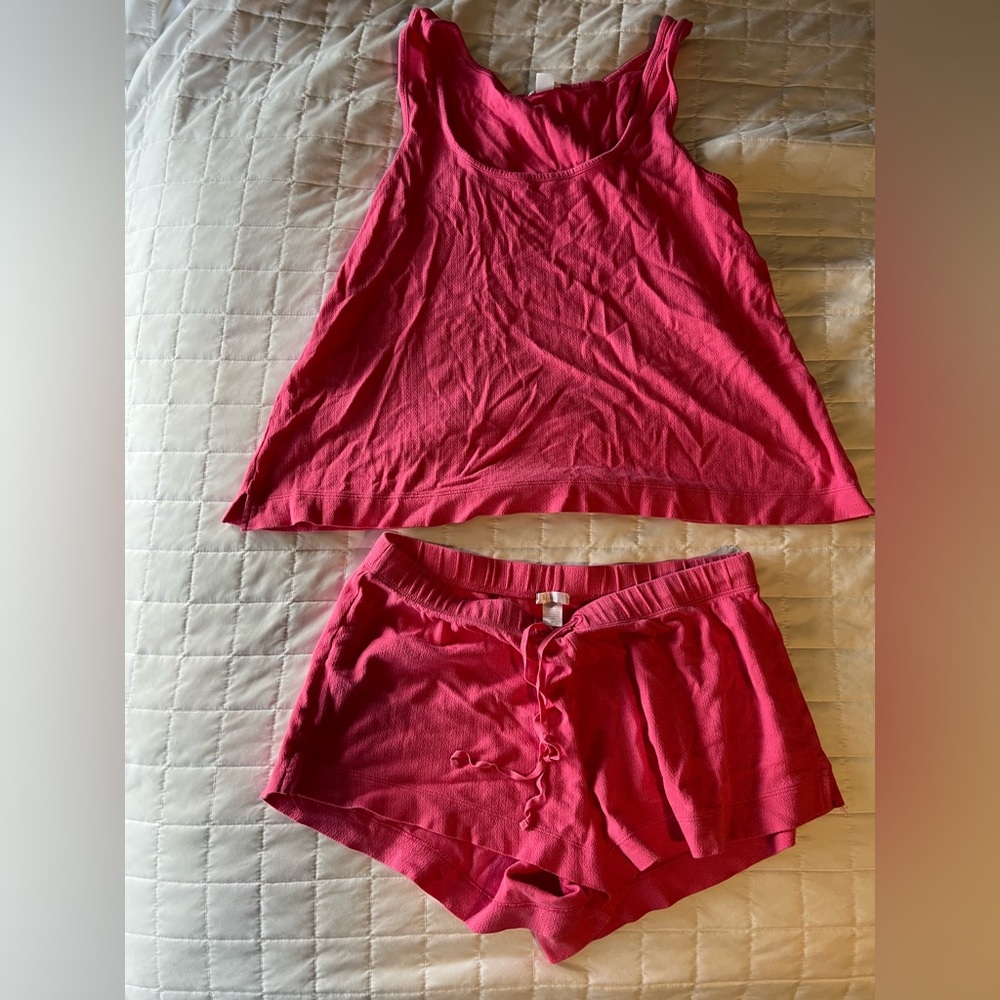 Lake pajamas size medium pink pointelle from summer 2022